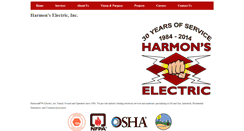 Desktop Screenshot of harmonselec.com