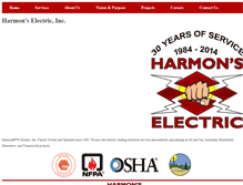 Tablet Screenshot of harmonselec.com